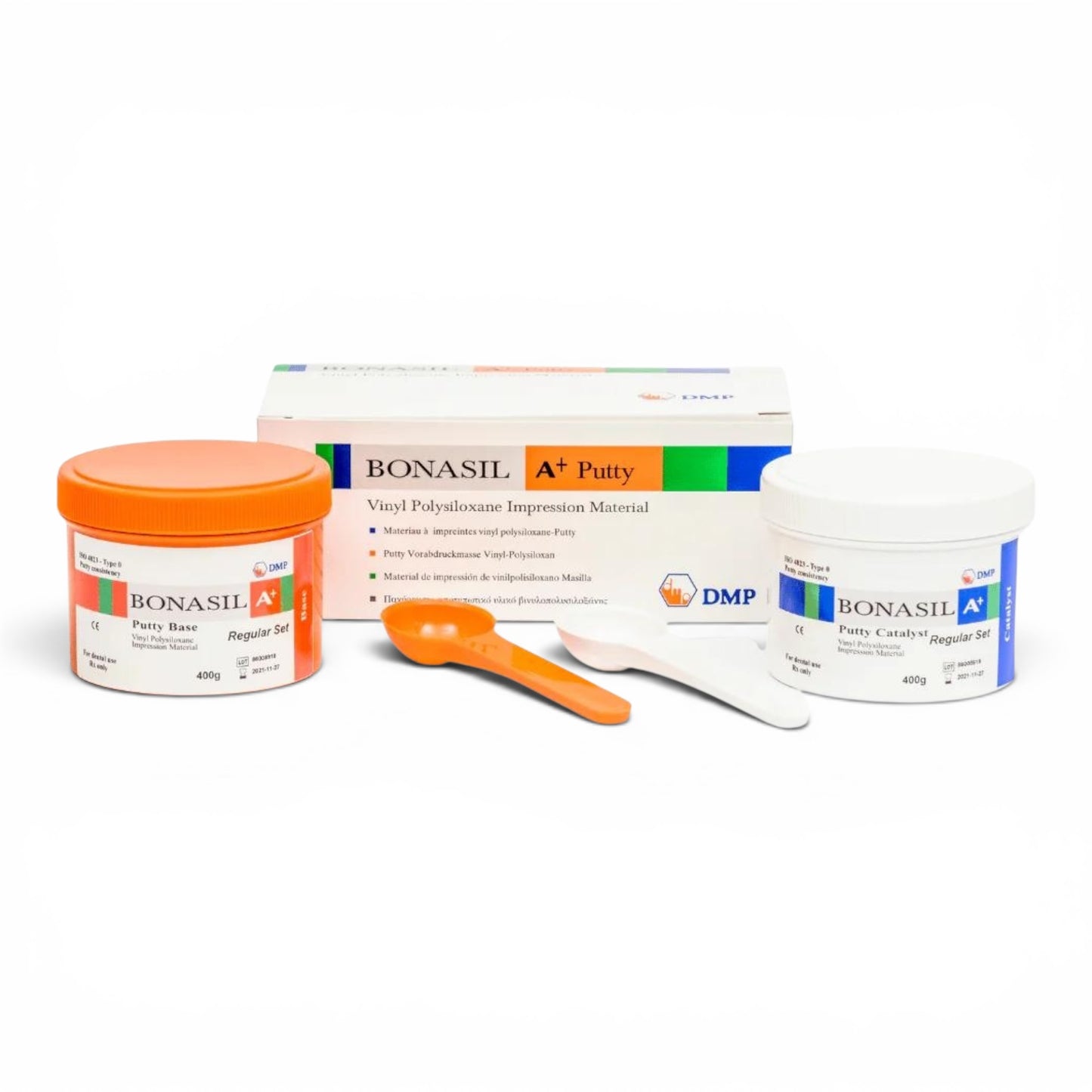 A-Silikon Putty (Knetbar), Vorabformung, Shore A 72 – 2 x 400 g Dosen 1 Pck.