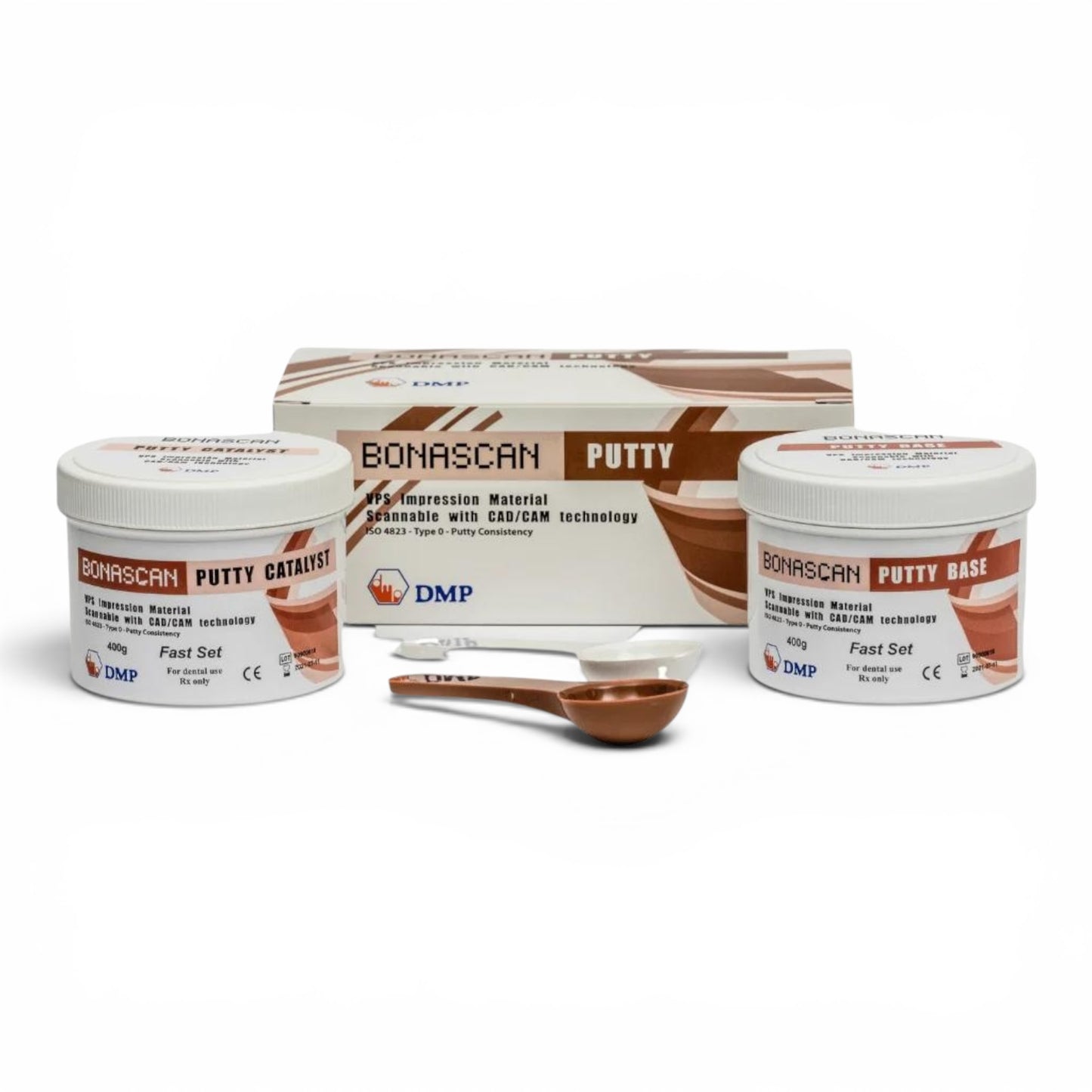 A-Silikon Putty (scannbar), Fast Set, Shore A 72 – 2 x 400 g Dosen 1 Pck.
