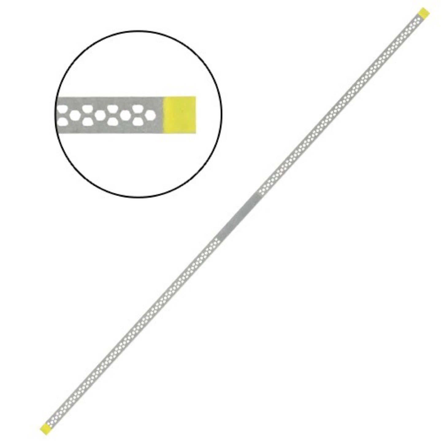 ASR-Streifen gelocht, Extra Fein (gelb), 2,5 mm, zur Schmelzreduktion 10 St. / Pck.