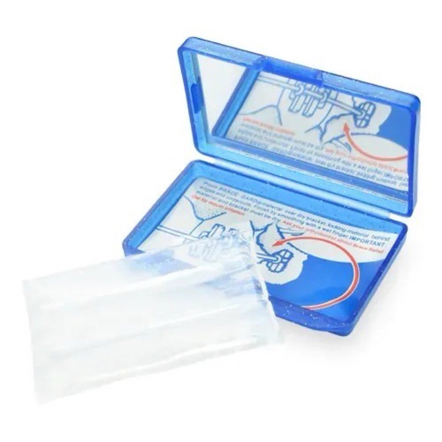 Silikon-Schutzwachs Brace Gard, gegen Irritationen (20 Einzelboxen) 20 hygienisch verpackte Einzelboxen