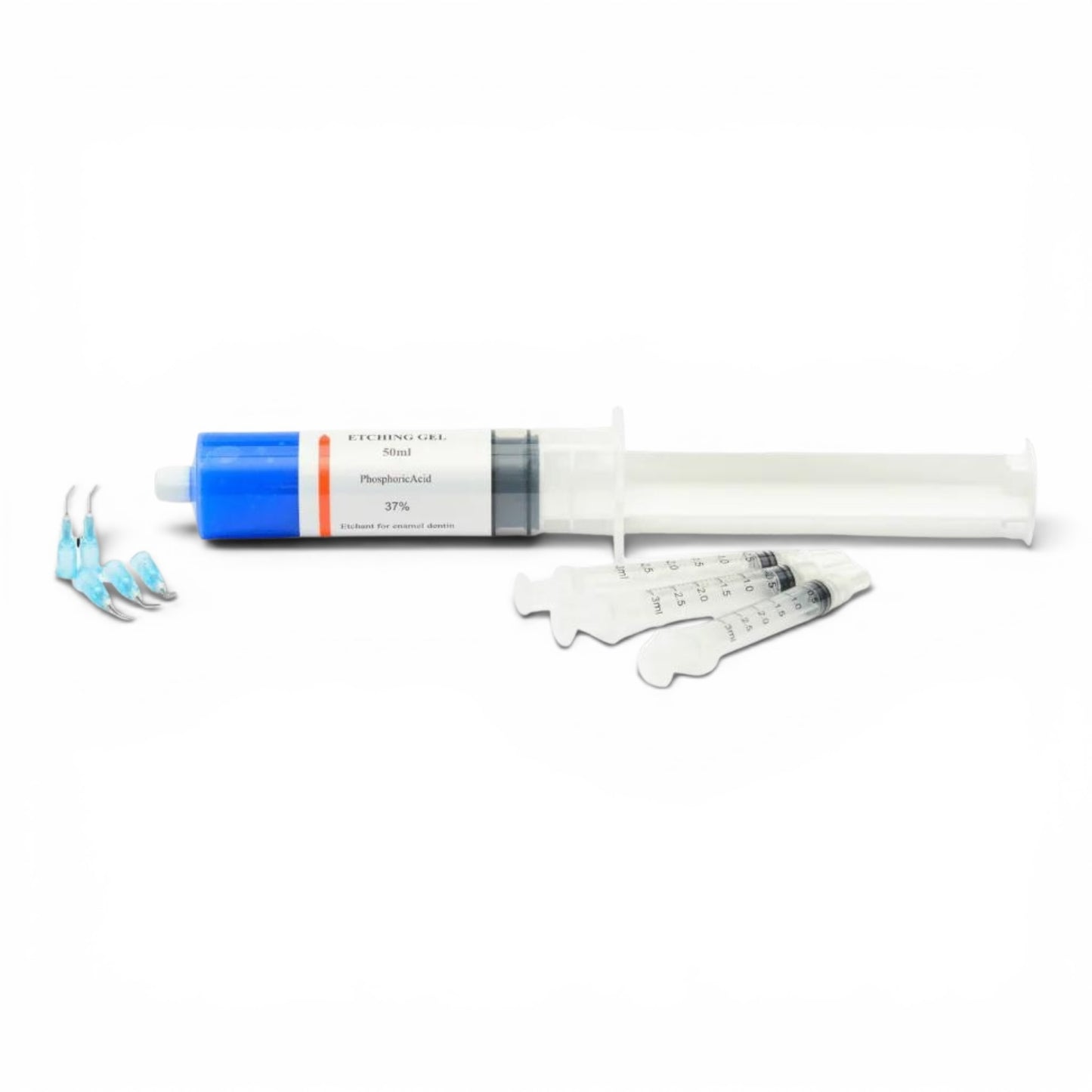 Ätzgel 37 % Phosphorsäure, Thixotrop, Blau – 50 ml Spritze 1 Pck.