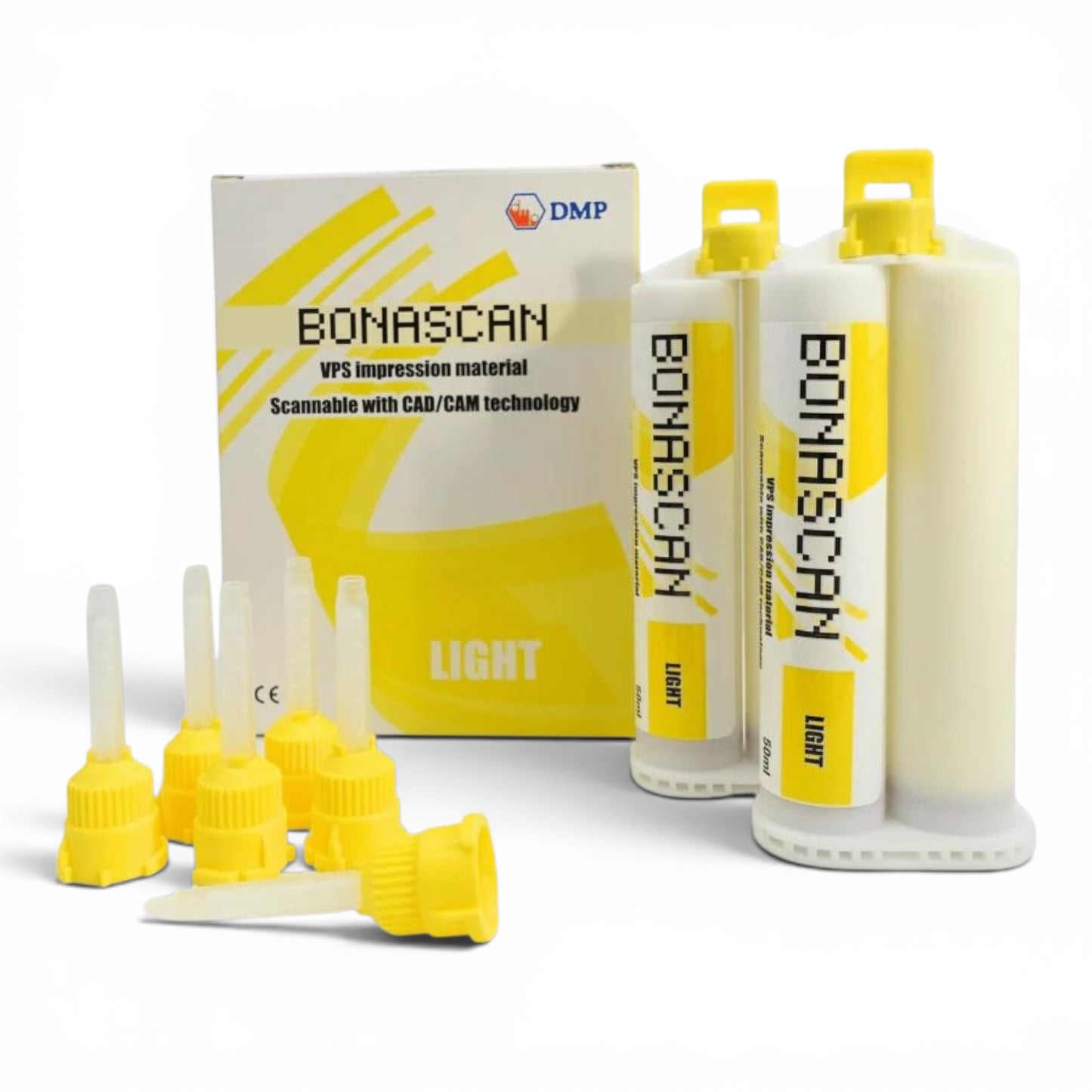 A-Silikon Light Body (scannbar), Fast Set, Gelb – 2 x 50 ml 1 Pck.