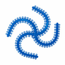 Separiergummis / Separator-Ringe, S-Form, latexfrei, Blau (1.120 Stk.)
