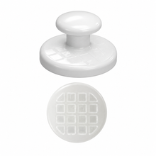 Lingual-Button Knöpfchen, runde Basis, Keramik 10 St. / Pck.