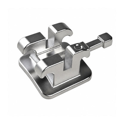 Copolla Edgewise Mini Metall Brackets – Kompakt, Edelstahl, 1 Set