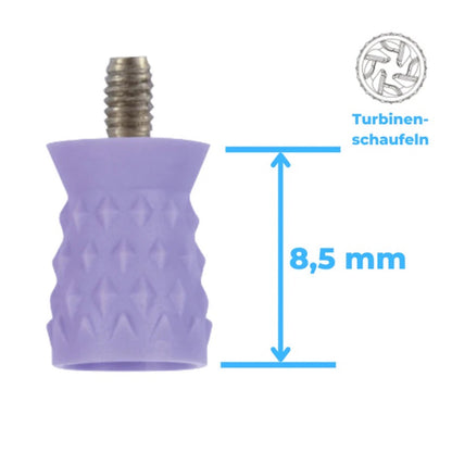 Polierkelche Screw-In | Silikon Polierer | Genoppt & Latexfrei | 100 St.