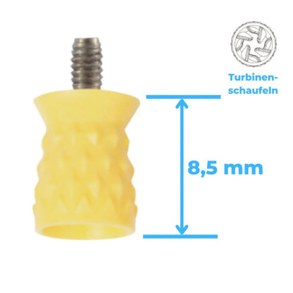 Polierkelche Screw-In | Silikon Polierer | Genoppt & Latexfrei | 100 St.