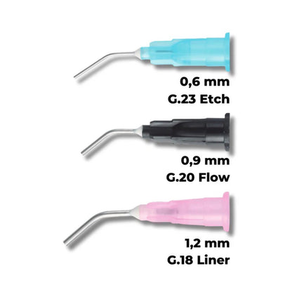 Applikationskanülen Dental 0,6 bis 1,2 mm 100 Stück
