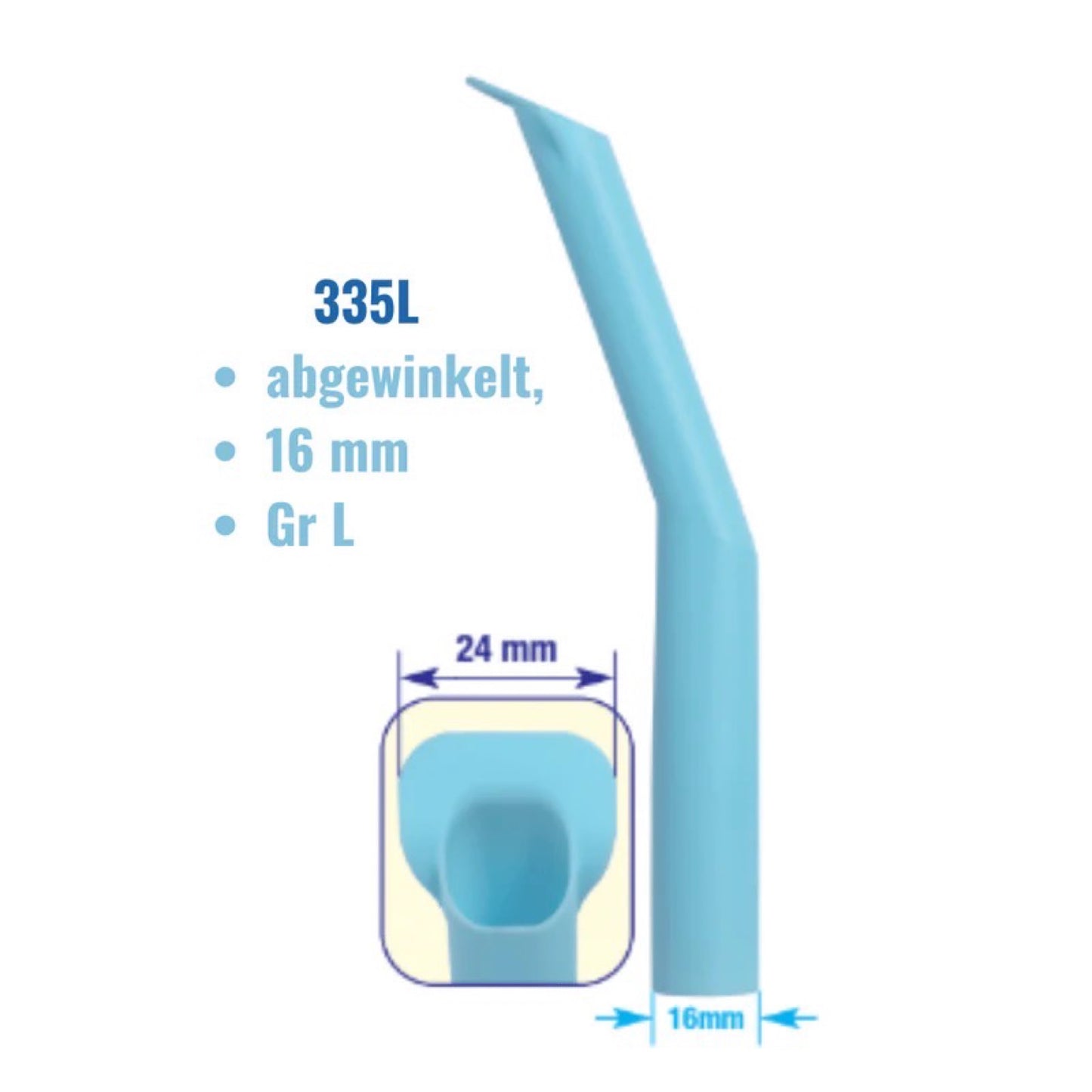 Absaugkanülen bunt – Einweg L/M/Pedo | 10 Stück