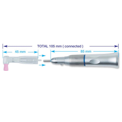Dental-Handstück 1:1 (blau), ohne Licht Kühlung, für HP-Schaft 1 St. / Pck.