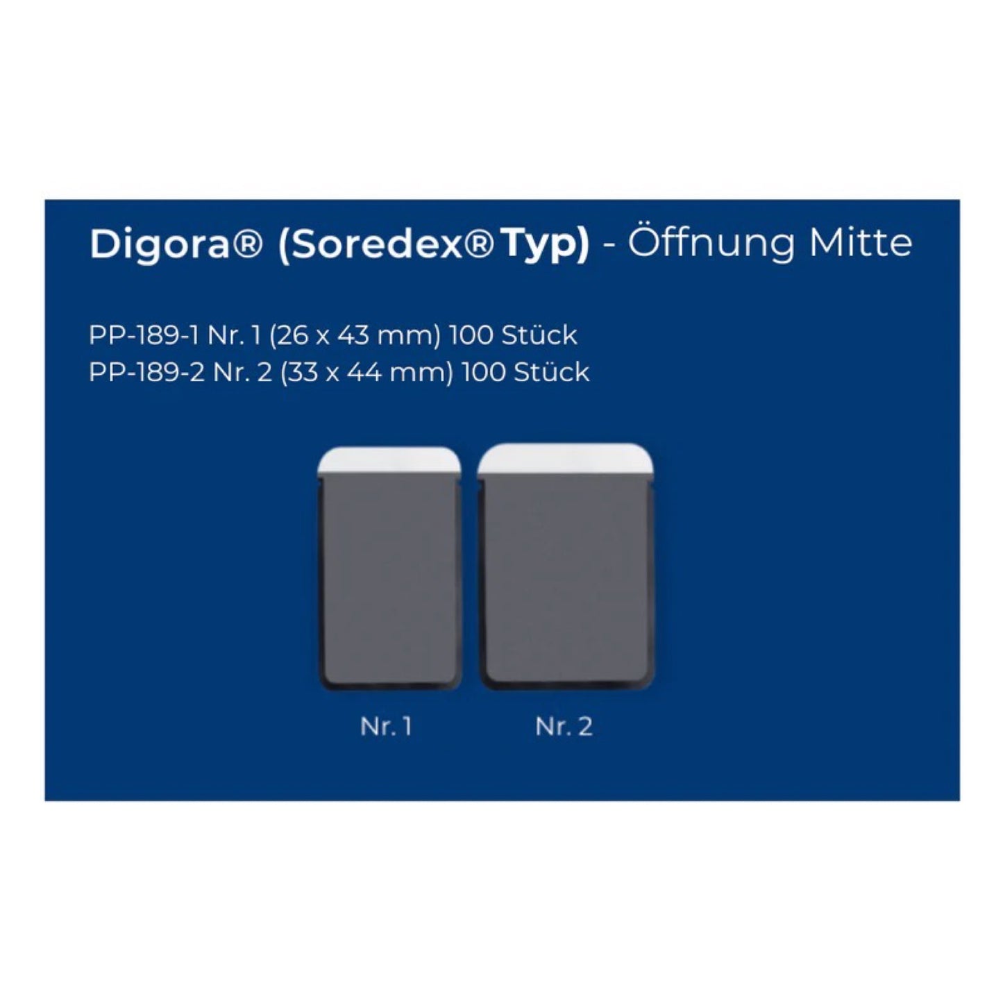 Einweg Röntgen Schutzhüllen – DIGORA® SOREDEX® Kompatibel, Phosphorplatten, Gegen Kreuzkontamination – 100 Stk.