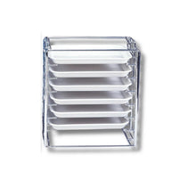 Tray-Rack Instrumentenständer für 6 Mini-Trays, Edelstahl verchromt, autoklavierbar 1 St. / Pck.