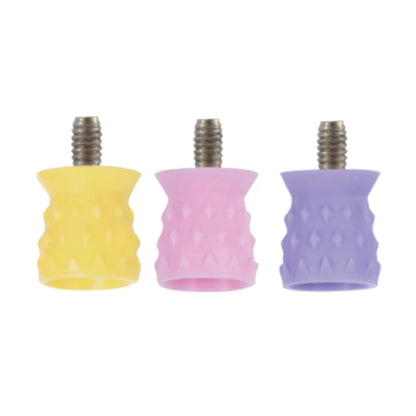 Polierkelche Screw-In, Silikon genoppt, Short Cup, weich, latexfrei 100 St. / Pck.