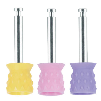 Polierkelche CA-Schaft, Silikon genoppt, Short Cup, extra weich, latexfrei 100 St. / Pck.