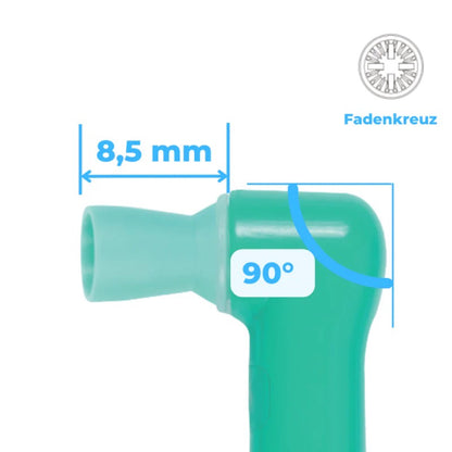 Prophy Angles Einweg-Winkelstücke, 90°, Kelch glatt, mittel, latexfrei 100 St. / Pck.