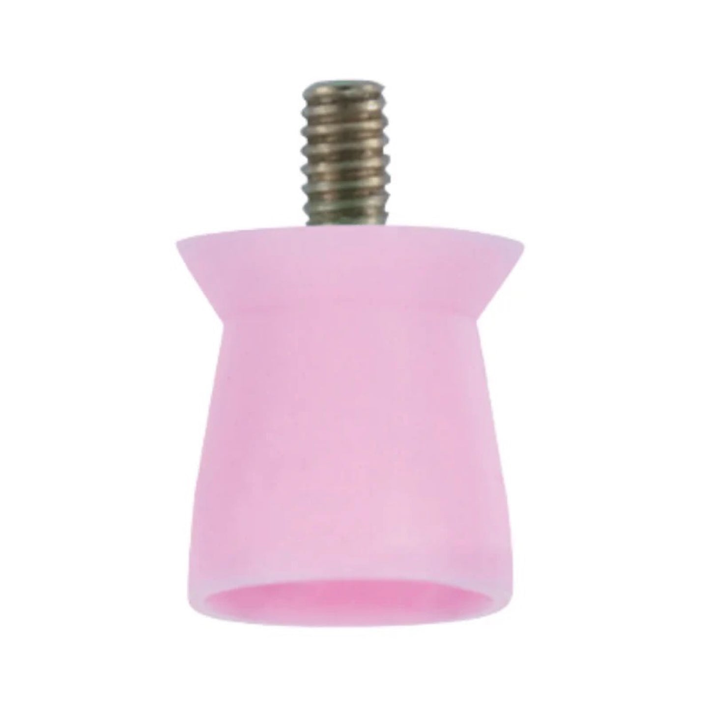 Polierkelche Screw-In, Silikon glatt (Fadenkreuz), Short Cup, extra weich, latexfrei 100 St. / Pck.