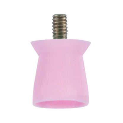 Polierkelche Screw-In, Silikon glatt (Fadenkreuz), Short Cup, extra weich, latexfrei 100 St. / Pck.